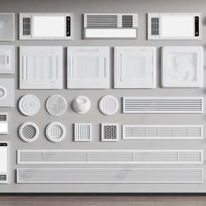 空调出风口3D模型下载